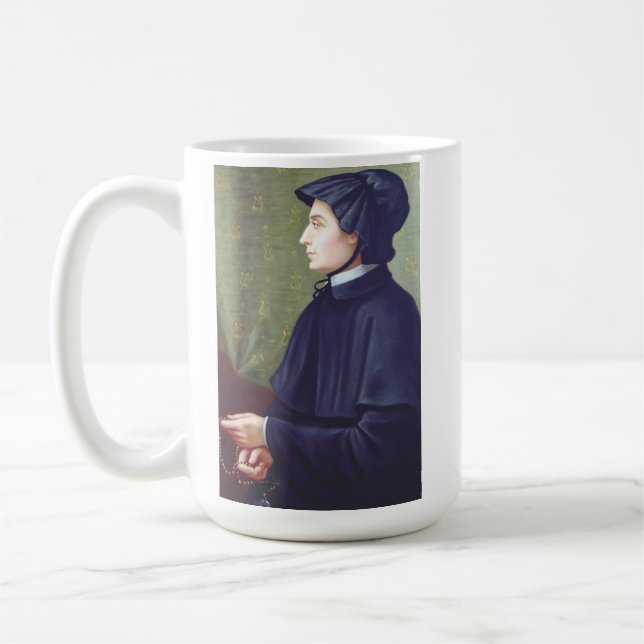 St. Elizabeth Ann Seton Patron of Catholic Schools Coffee Mug (Left)