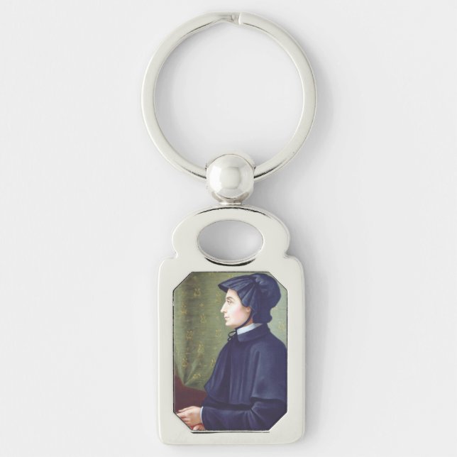 St. Elizabeth Ann Seton Patron of Catholic Schools Key Ring (Front)