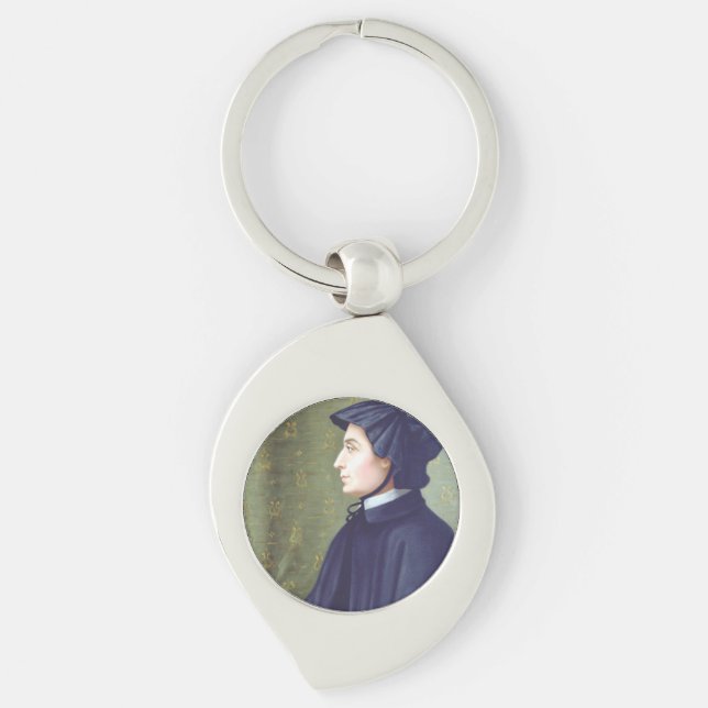 St. Elizabeth Ann Seton Patron of Catholic Schools Key Ring (Front)