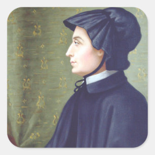 St. Elizabeth Ann Seton Patron of Catholic Schools Square Sticker