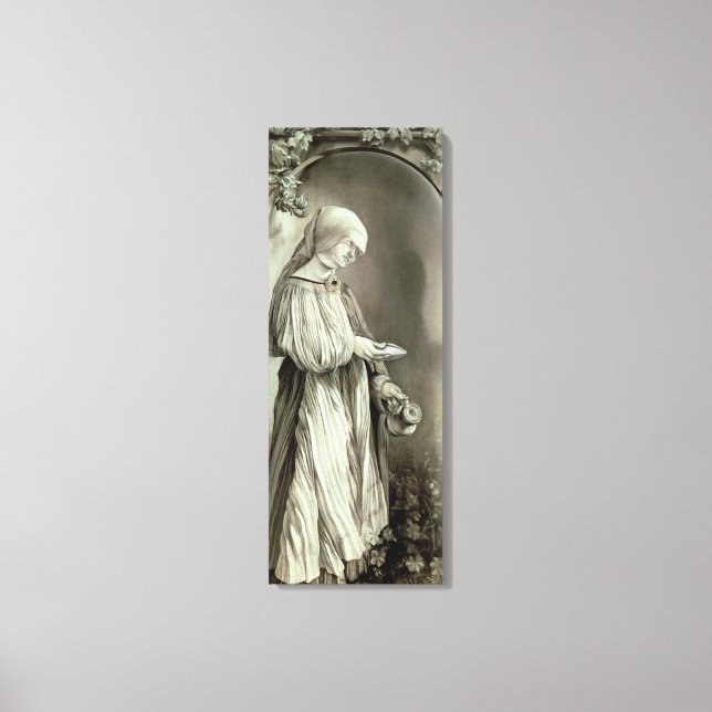 St. Elizabeth of Hungary  1509 Canvas Print (Front)