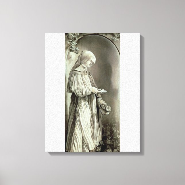 St. Elizabeth of Hungary  1509 Canvas Print (Front)