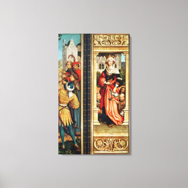 St. Elizabeth of Hungary Canvas Print (Front)