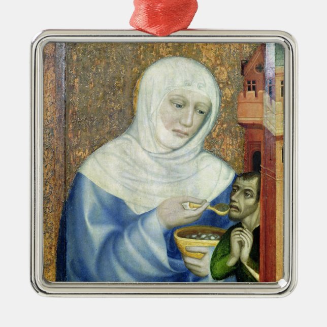 St. Elizabeth of Hungary Metal Tree Decoration (Front)