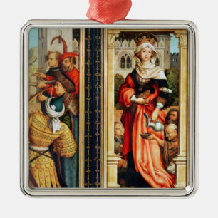 St. Elizabeth of Hungary Metal Tree Decoration
