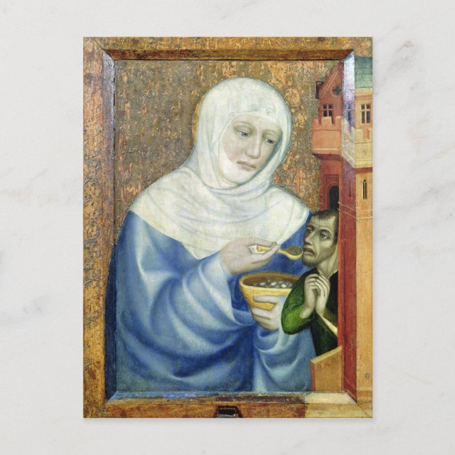 St. Elizabeth of Hungary Postcard (Front)