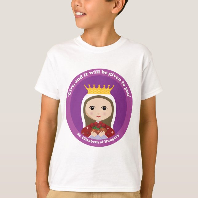 St. Elizabeth of Hungary T-Shirt (Front)