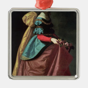 St. Elizabeth of Portugal  1640 Metal Tree Decoration