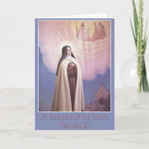St. Elizabeth of the Trinity, Carmelite Nun Card
