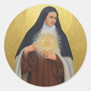 St. Elizabeth of the Trinity Carmelite Nun Classic Round Sticker