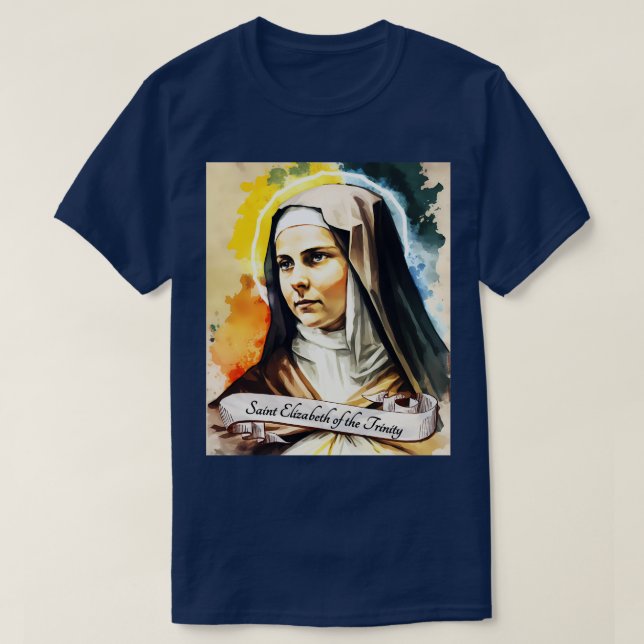 St Elizabeth of the Trinity Catholic Church Saints T-Shirt (Design Front)