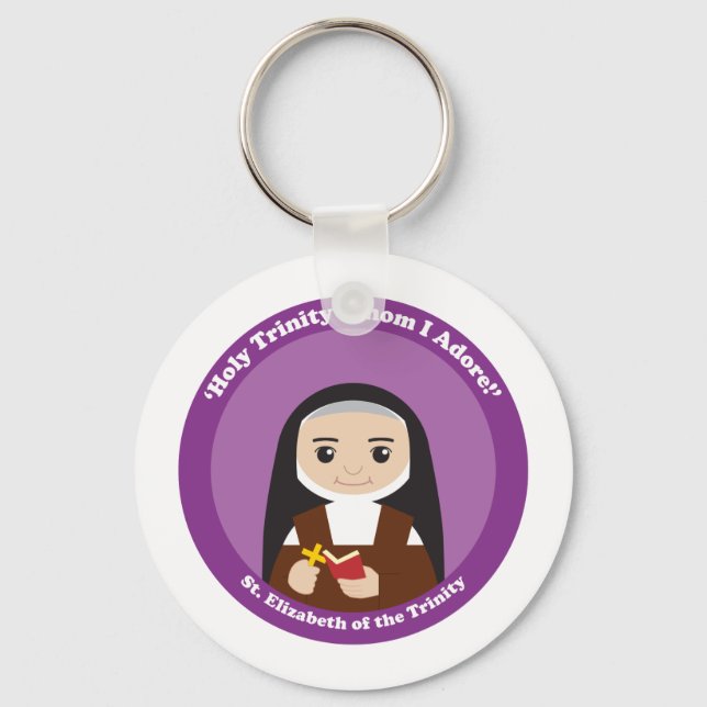 St. Elizabeth of the Trinity Key Ring (Front)