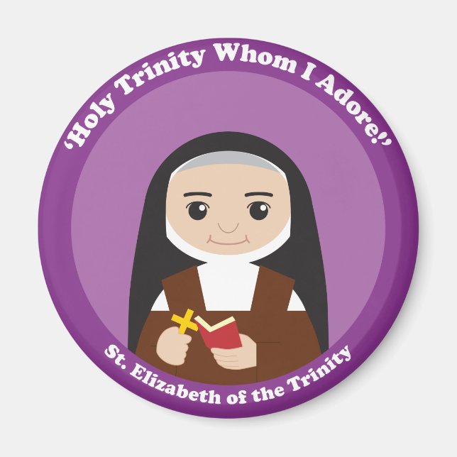St. Elizabeth of the Trinity Magnet (Front)