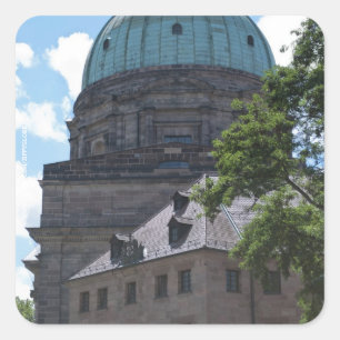 St. Elizabeth's Church in Nuremberg, Germany Square Sticker