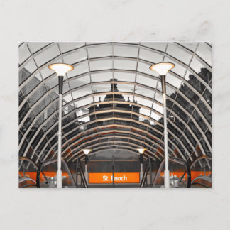 St Enoch's Subway Station, Glasgow, Scotland. Postcard