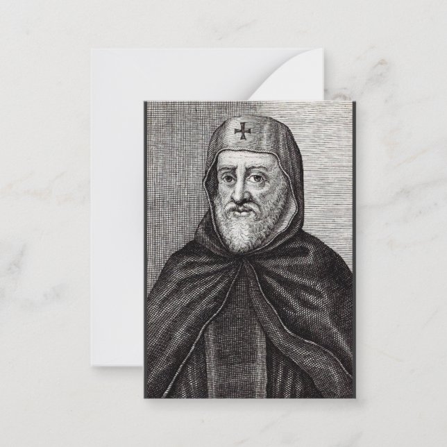 St. Ephrem the Syrian Teacher of Repentance Art Card (Front)
