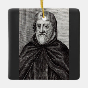 St. Ephrem the Syrian Teacher of Repentance Art Ceramic Ornament