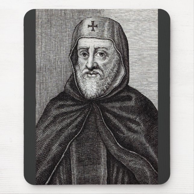 St. Ephrem the Syrian Teacher of Repentance Art Mouse Mat (Front)