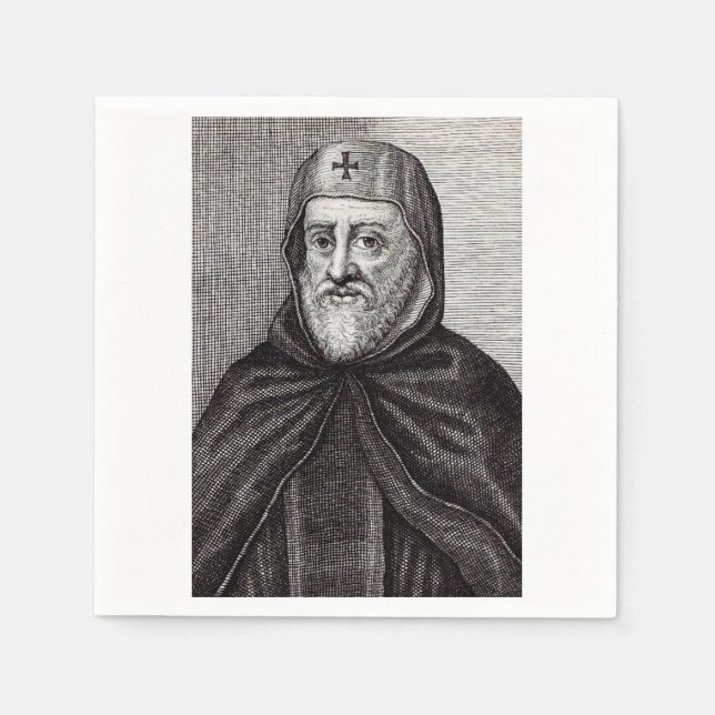 St. Ephrem the Syrian Teacher of Repentance Art Napkin (Front)