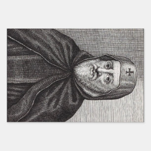 St. Ephrem the Syrian Teacher of Repentance Art Wrapping Paper Sheet