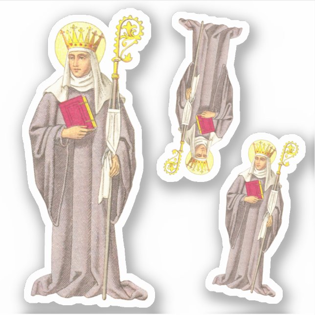 St. Etheldreda (Audrey) (P 003) - 3-Up Contour (Front)
