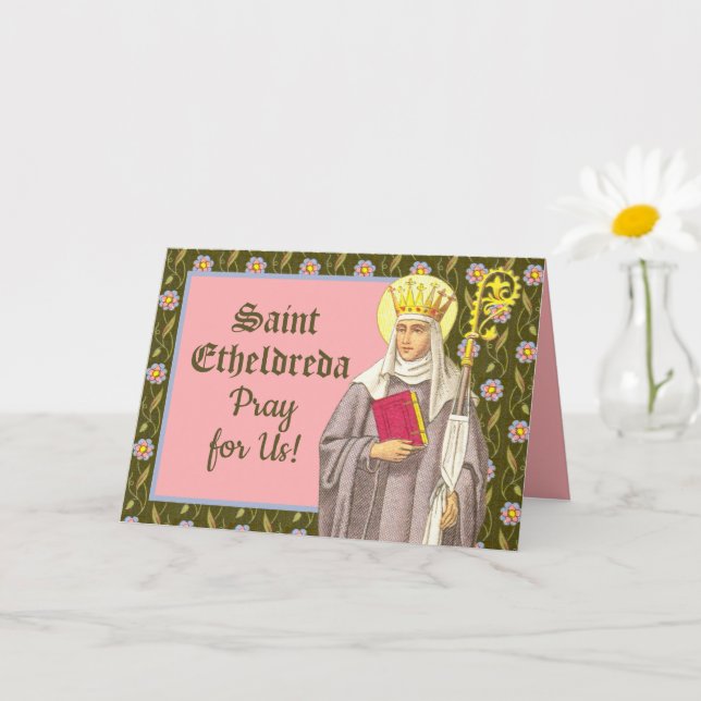 St. Etheldreda (Audrey) (P 003) Card (Small Plant)