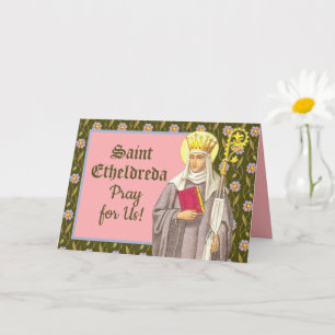 St. Etheldreda (Audrey) (P 003) Card
