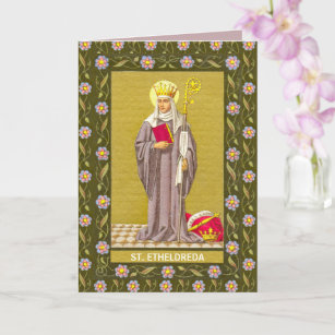 St. Etheldreda (Audrey) (P 003) Card