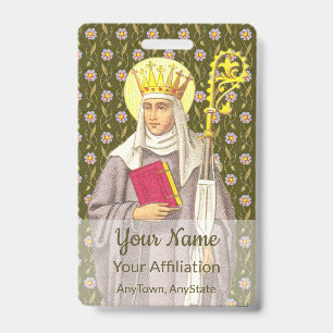 St. Etheldreda (Audrey) (P 003) ID Badge