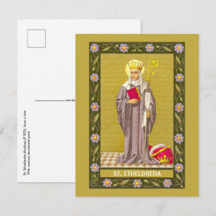 St. Etheldreda (Audrey) (P 003) Postcard