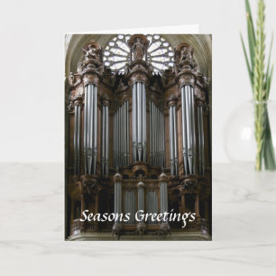 St Eustache organ Christmas card