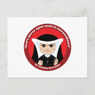 St. Faustina Kowalska Postcard