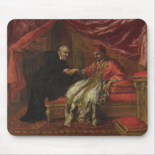 St. Filippo Neri Curing Pope Clemente VIII Mouse Mat
