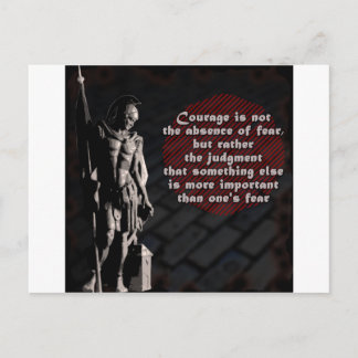 St. Florian Courage Firefighter Postcard