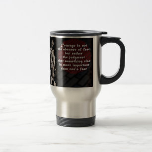 St. Florian Courage Firefighter Travel Mug