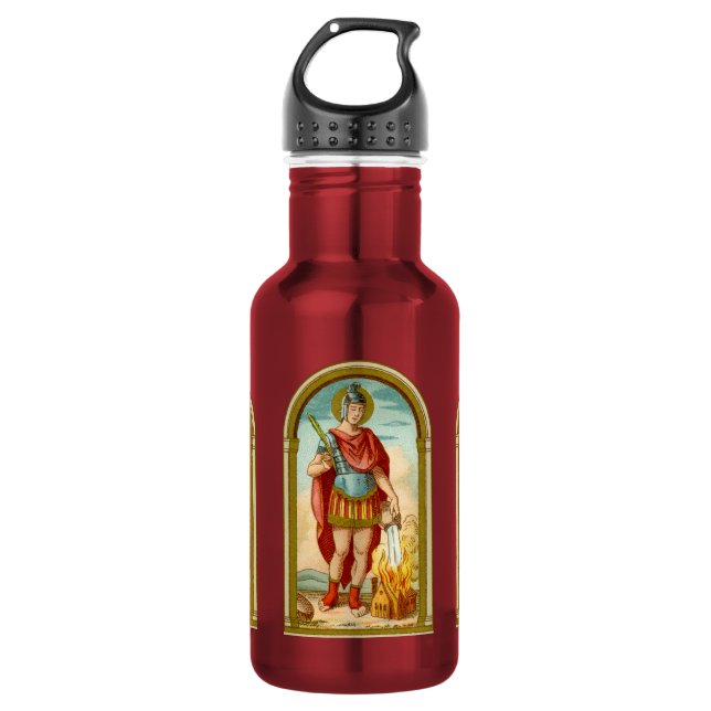 St. Florian of Lorch (BK 32) 18 oz. 532 Ml Water Bottle (Front)
