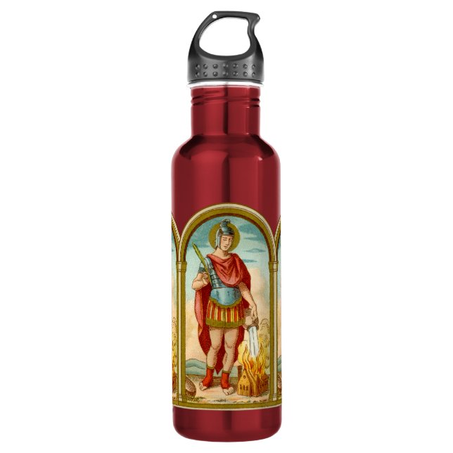St. Florian of Lorch (BK 32) 24 oz. 710 Ml Water Bottle (Front)