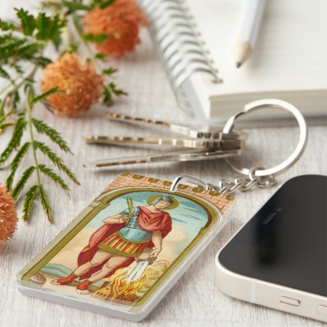 St Florian of Lorch (BK 32) Key Ring (Front Right)