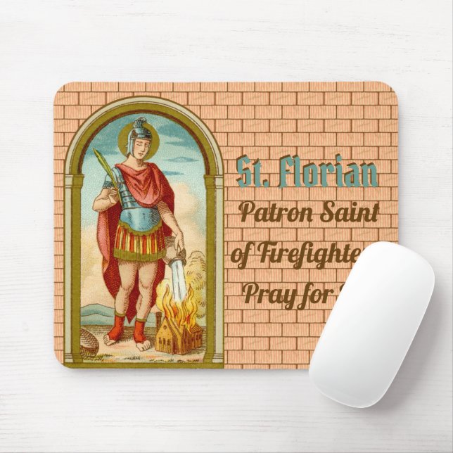 St. Florian of Lorch (BK 32) Mouse Mat (With Mouse)