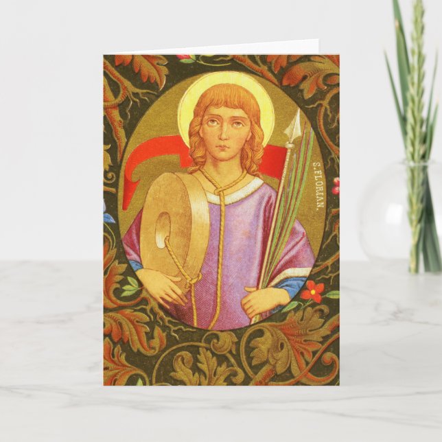 St. Florian of Lorch (PM 03)  Blank Greeting Card (Front)