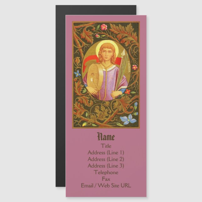 St. Florian of Lorch (PM 03) Magnetic Card (Front/Back)
