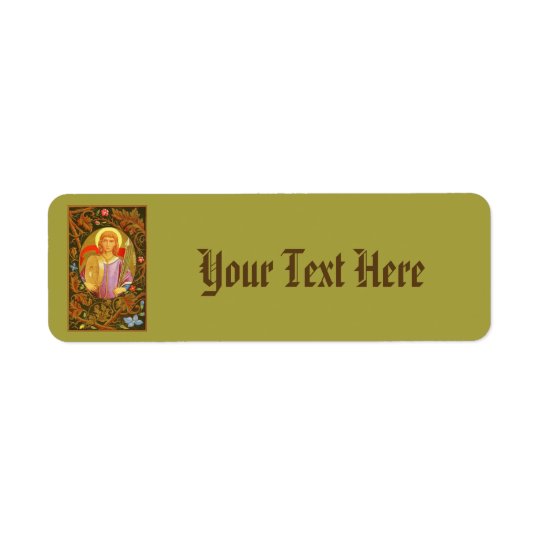 St. Florian of Lorch (PM 03) Narrow NBMP Label #3a Return Address Label