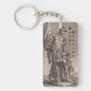 St. Florian, Patron Saint of Firefighters Keychain