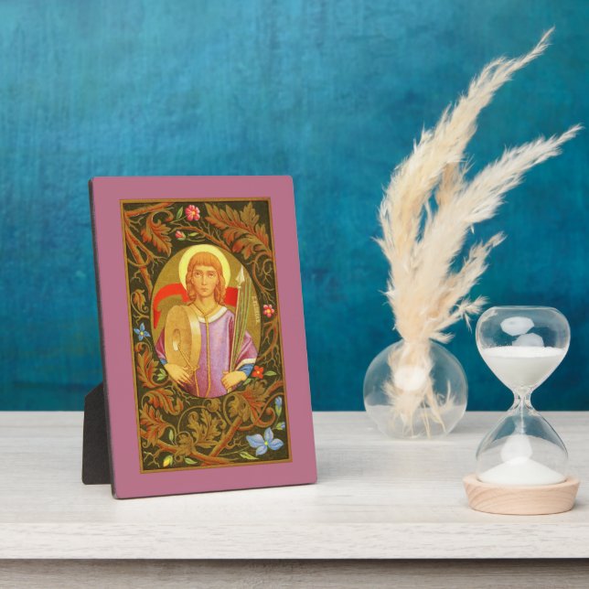 St. Florian (PM 03) 5"x7" Plaque 1 with Easel (Side)