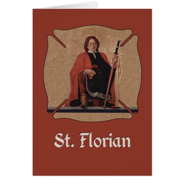 St. Florian Protect Us, Catholic Saint (Front)
