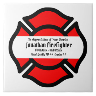 St. Florian's Cross (Style 2) Tile