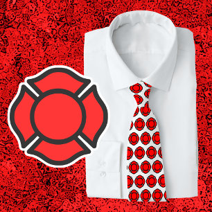 St. Florian's Cross Tie with Large Crosses