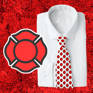 St. Florian's Cross Tie with Small Crosses