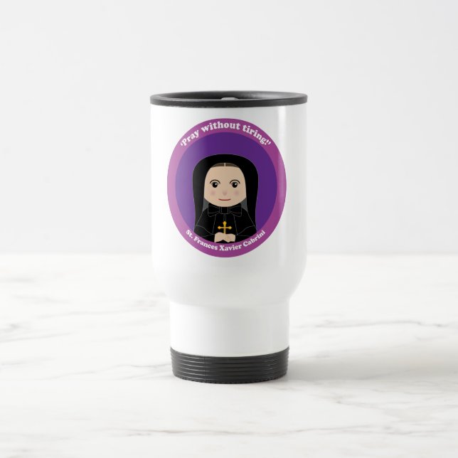 St. Frances Xavier Cabrini Travel Mug (Center)