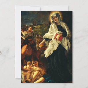 St. Francesca Romana The Angelic Fine Art Holiday Card